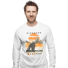 Load image into Gallery viewer, Shirts Long Sleeve Shirts, Unisex / Small / White Visit Wakanda
