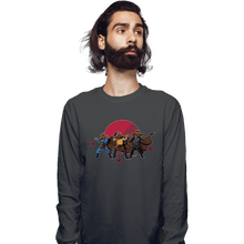 Load image into Gallery viewer, Daily_Deal_Shirts Long Sleeve Shirts, Unisex / Small / Charcoal Straw Hats, Magic, And Kung Fu
