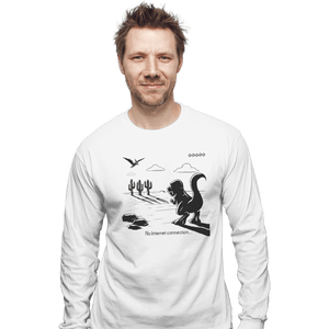 Shirts Long Sleeve Shirts, Unisex / Small / White T-Rex Run