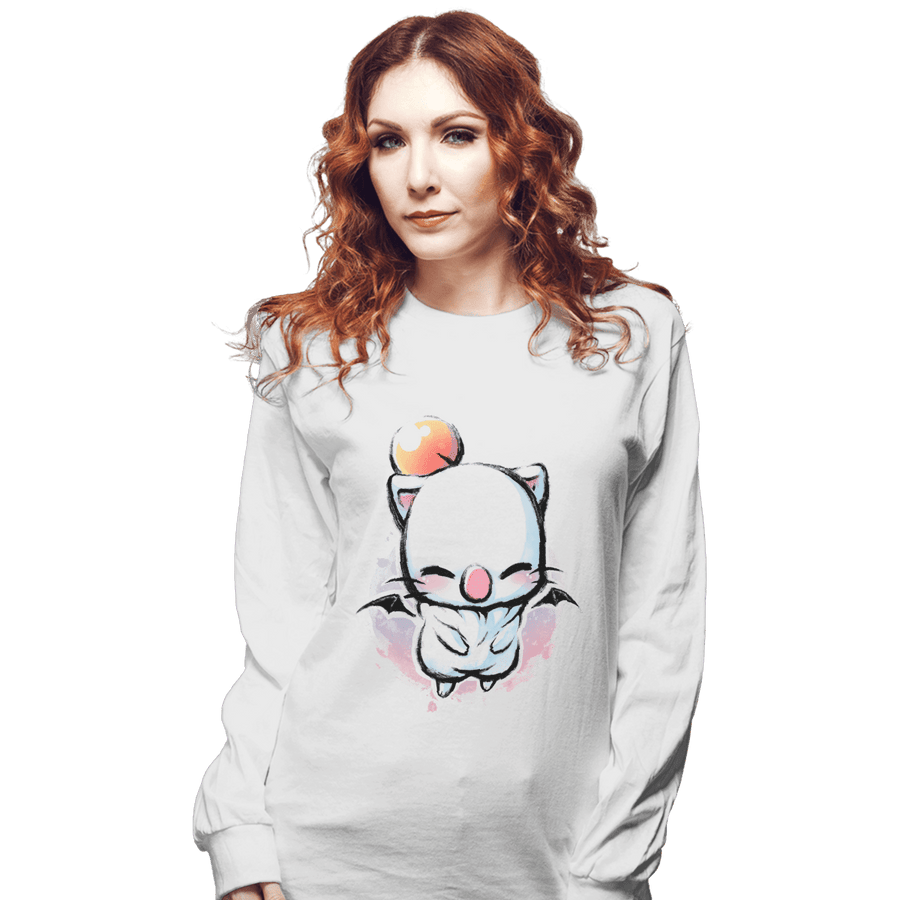Shirts Long Sleeve Shirts, Unisex / Small / White Kupo!