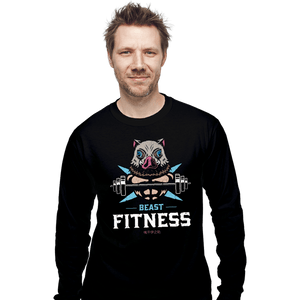 Daily_Deal_Shirts Long Sleeve Shirts, Unisex / Small / Black Beast Fitness