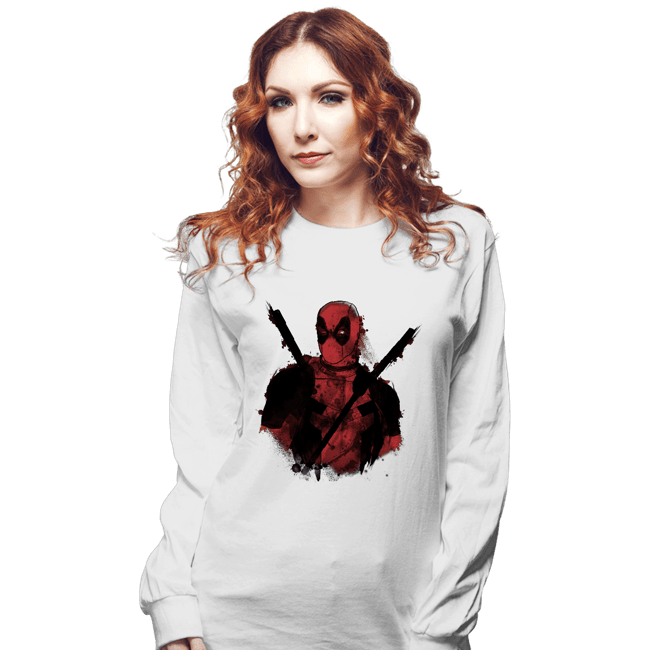 Shirts Long Sleeve Shirts, Unisex / Small / White Merc Ink