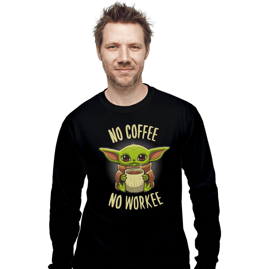Shirts Long Sleeve Shirts, Unisex / Small / Black Coffee Required