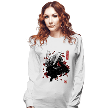 Load image into Gallery viewer, Daily_Deal_Shirts Long Sleeve Shirts, Unisex / Small / White The Darth Samurai
