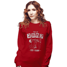 Load image into Gallery viewer, Daily_Deal_Shirts Long Sleeve Shirts, Unisex / Small / Red Paper Jam
