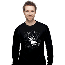 Load image into Gallery viewer, Daily_Deal_Shirts Long Sleeve Shirts, Unisex / Small / Black Ghost Best Friend
