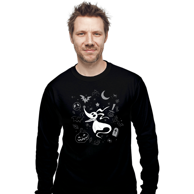 Daily_Deal_Shirts Long Sleeve Shirts, Unisex / Small / Black Ghost Best Friend