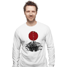 Load image into Gallery viewer, Shirts Long Sleeve Shirts, Unisex / Small / White Red Sun Alpha Predator
