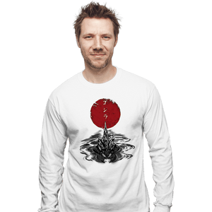 Shirts Long Sleeve Shirts, Unisex / Small / White Red Sun Alpha Predator