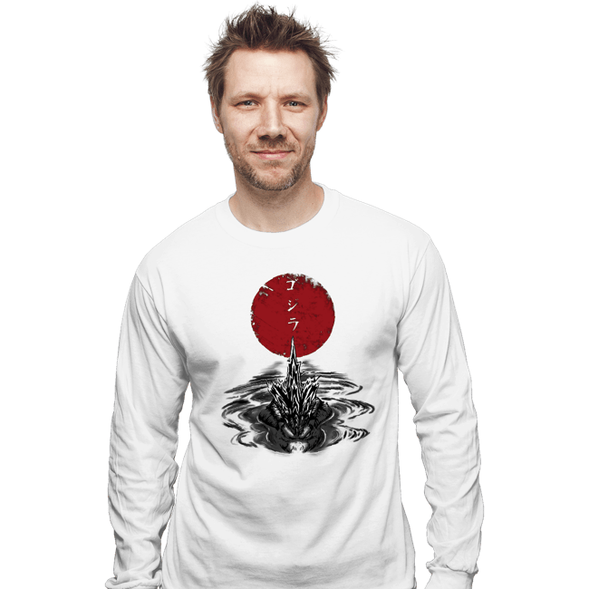 Shirts Long Sleeve Shirts, Unisex / Small / White Red Sun Alpha Predator