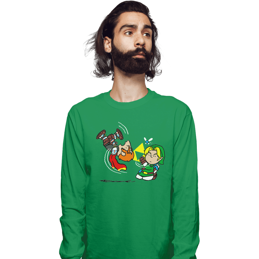 Shirts Long Sleeve Shirts, Unisex / Small / Irish Green The Triforge Gag