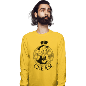 Secret_Shirts Long Sleeve Shirts, Unisex / Small / Gold Cream Yo