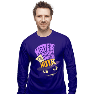 Shirts Long Sleeve Shirts, Unisex / Small / Violet Hatters Gonna Hat
