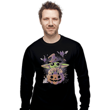 Load image into Gallery viewer, Shirts Long Sleeve Shirts, Unisex / Small / Black Spooky Baby
