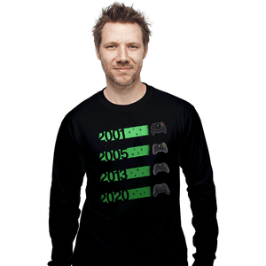 Shirts Long Sleeve Shirts, Unisex / Small / Black 2001 Controller