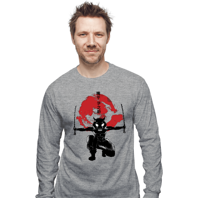 Shirts Long Sleeve Shirts, Unisex / Small / Sports Grey Crimson Boar