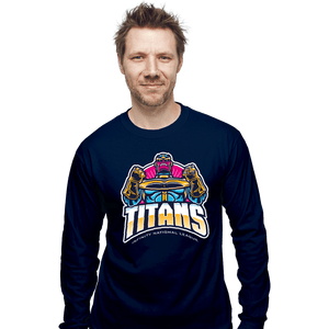 Shirts Long Sleeve Shirts, Unisex / Small / Navy Titans INL