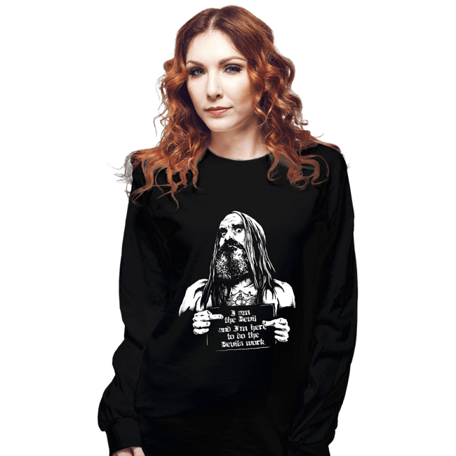 Shirts Long Sleeve Shirts, Unisex / Small / Black Otis Devil