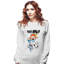 Load image into Gallery viewer, Shirts Long Sleeve Shirts, Unisex / Small / White Elmyra Loves Animals

