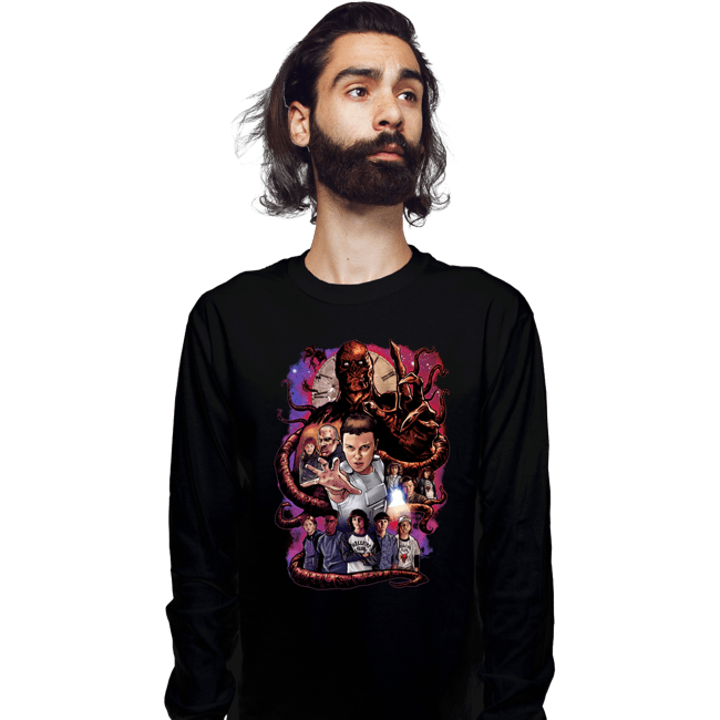 Daily_Deal_Shirts Long Sleeve Shirts, Unisex / Small / Black Hawkins Things