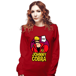 Shirts Long Sleeve Shirts, Unisex / Small / Red Johnny Cobra