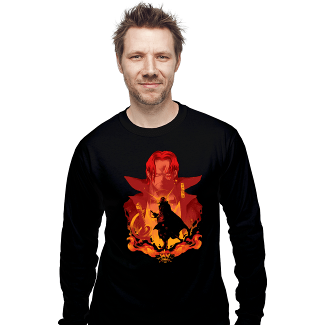 Daily_Deal_Shirts Long Sleeve Shirts, Unisex / Small / Black Shanks Shadow