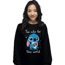 Load image into Gallery viewer, Secret_Shirts Long Sleeve Shirts, Unisex / Small / Black Too Cute
