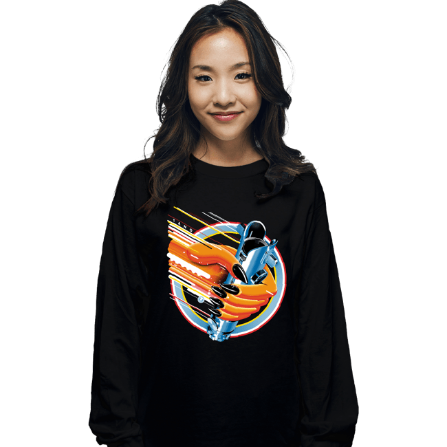 Daily_Deal_Shirts Long Sleeve Shirts, Unisex / Small / Black Turbo Force