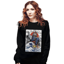 Load image into Gallery viewer, Daily_Deal_Shirts Long Sleeve Shirts, Unisex / Small / Black Kanagawa RX-78-2
