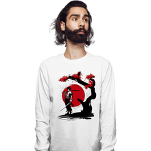 Load image into Gallery viewer, Shirts Long Sleeve Shirts, Unisex / Small / White Swordsman Pirate
