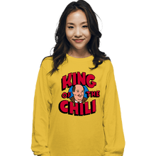 Load image into Gallery viewer, Secret_Shirts Long Sleeve Shirts, Unisex / Small / Gold King Of The Chili
