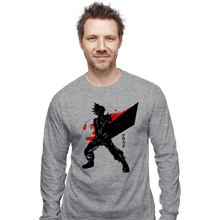 Load image into Gallery viewer, Shirts Long Sleeve Shirts, Unisex / Small / Sports Grey Crimson Ex Soldier
