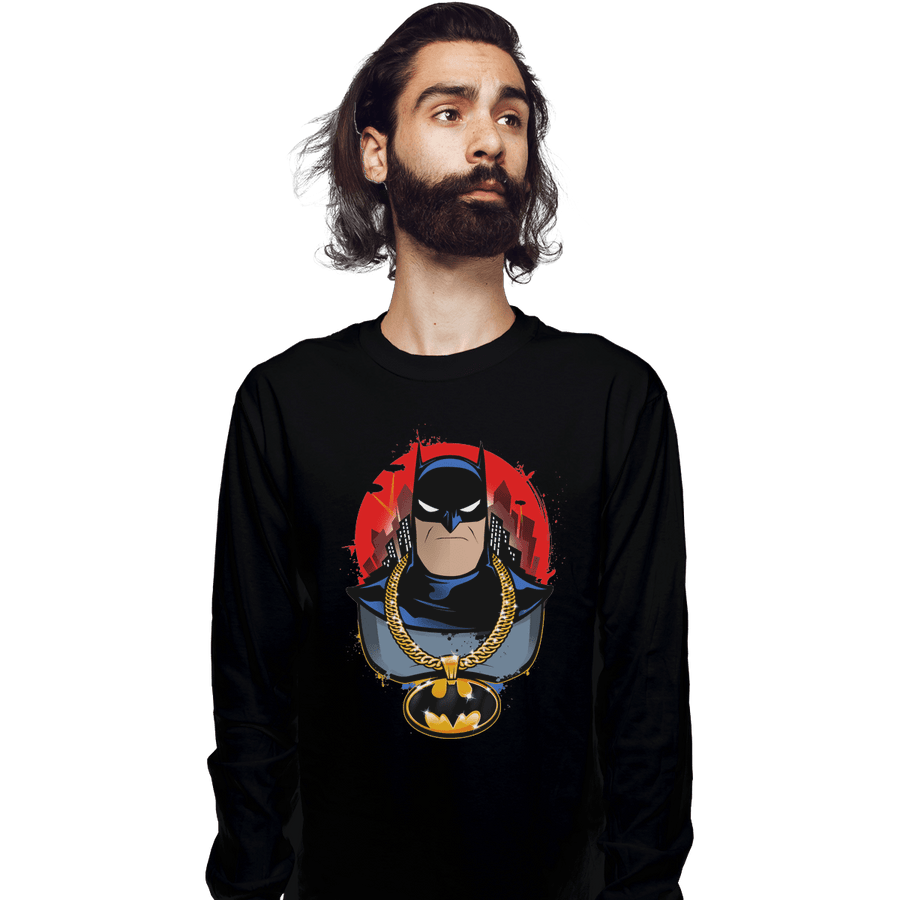 Shirts Long Sleeve Shirts, Unisex / Small / Black Dark Knight Drip