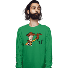 Load image into Gallery viewer, Secret_Shirts Long Sleeve Shirts, Unisex / Small / Irish Green Snake In My Boot
