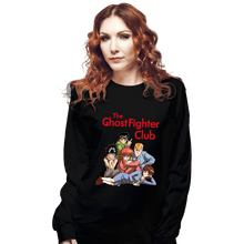 Load image into Gallery viewer, Secret_Shirts Long Sleeve Shirts, Unisex / Small / Black Ghost Fighters Club
