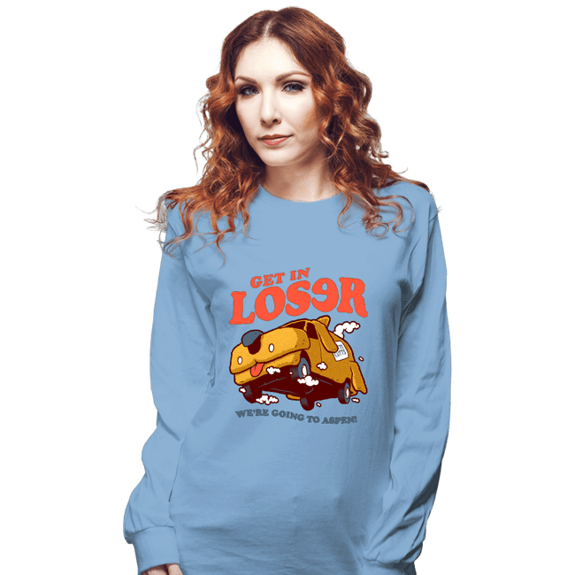 Daily_Deal_Shirts Long Sleeve Shirts, Unisex / Small / Powder Blue Going To Aspen