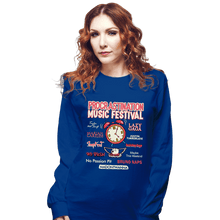 Load image into Gallery viewer, Daily_Deal_Shirts Long Sleeve Shirts, Unisex / Small / Royal Blue Procrastination Festival
