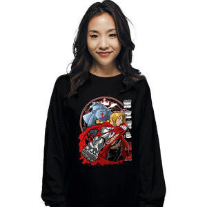 Secret_Shirts Long Sleeve Shirts, Unisex / Small / Black Fullmetal Brotherhood