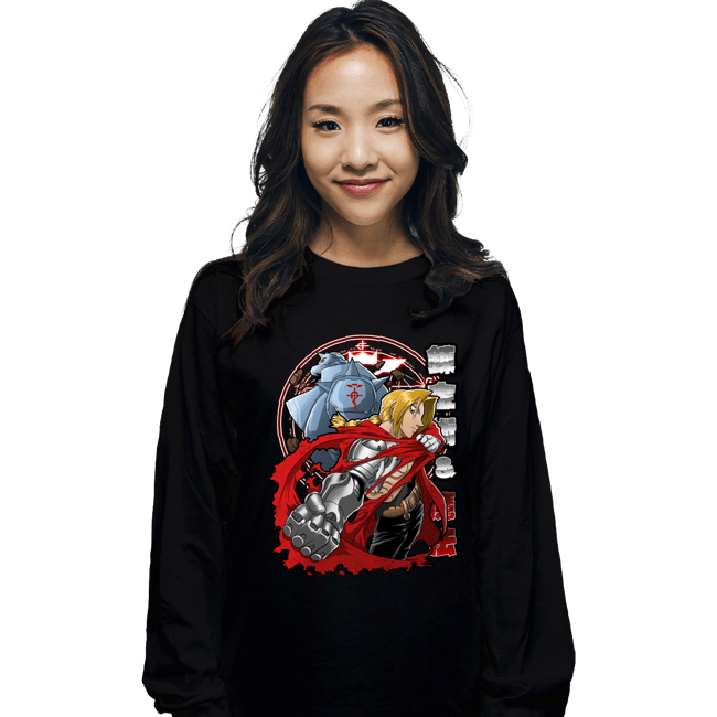 Secret_Shirts Long Sleeve Shirts, Unisex / Small / Black Fullmetal Brotherhood