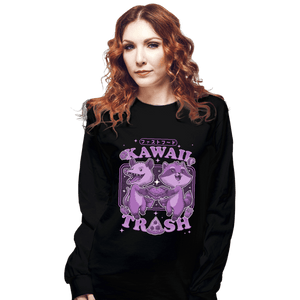 Secret_Shirts Long Sleeve Shirts, Unisex / Small / Black Kawaii Trash
