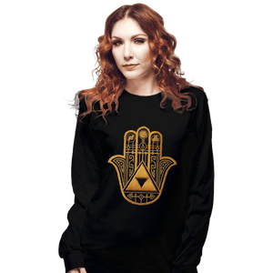 Shirts Long Sleeve Shirts, Unisex / Small / Black Legendary Hand