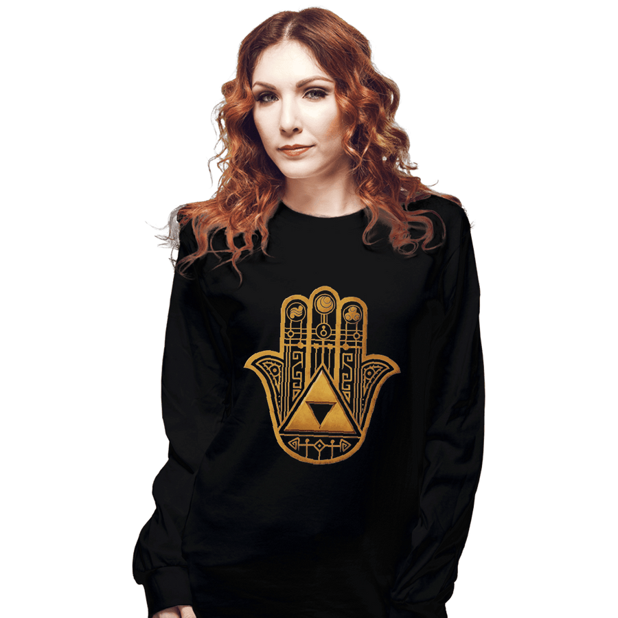 Shirts Long Sleeve Shirts, Unisex / Small / Black Legendary Hand