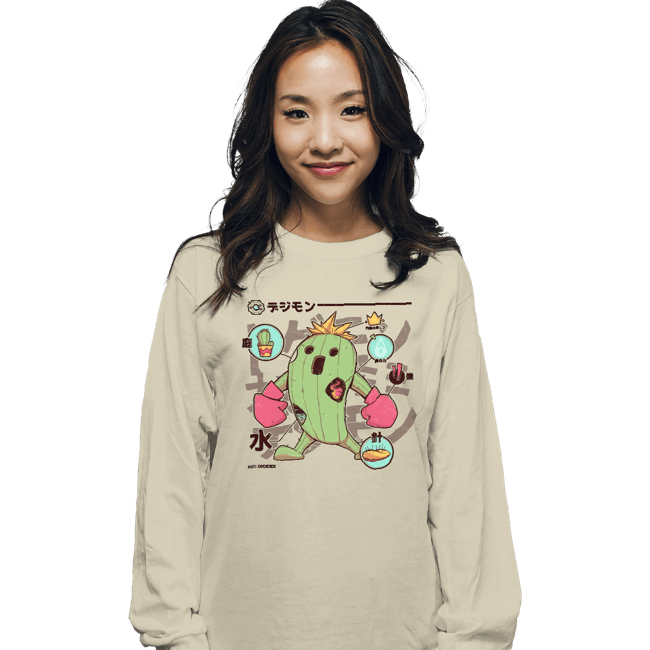 Shirts Long Sleeve Shirts, Unisex / Small / Natural Togemon