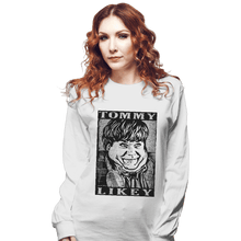 Load image into Gallery viewer, Shirts Long Sleeve Shirts, Unisex / Small / White Tommy Likey

