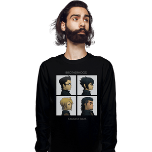 Shirts Long Sleeve Shirts, Unisex / Small / Black Brotherhood Fantasy Days