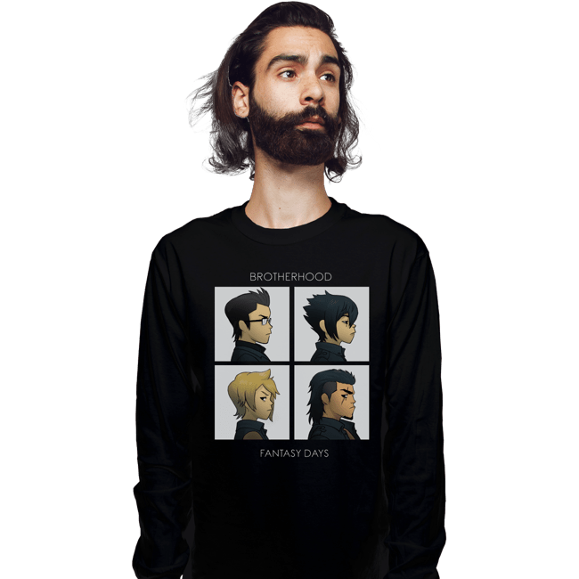 Shirts Long Sleeve Shirts, Unisex / Small / Black Brotherhood Fantasy Days