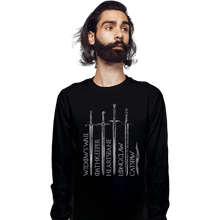 Load image into Gallery viewer, Shirts Long Sleeve Shirts, Unisex / Small / Black Valyrian Steel
