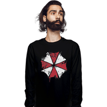 Load image into Gallery viewer, Shirts Long Sleeve Shirts, Unisex / Small / Black Umbrella Corp
