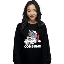 Load image into Gallery viewer, Secret_Shirts Long Sleeve Shirts, Unisex / Small / Black Be Merry And Consume
