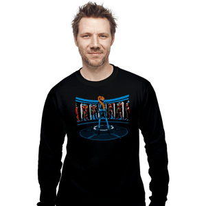 Secret_Shirts Long Sleeve Shirts, Unisex / Small / Black Iron Aran